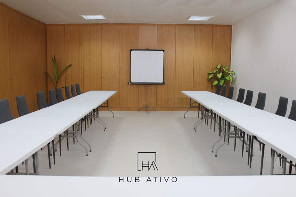 Salas de reunião e formação